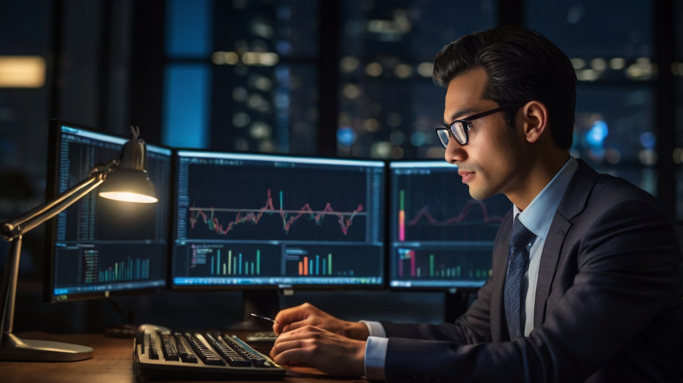 Finanzexperten bei der Arbeit
